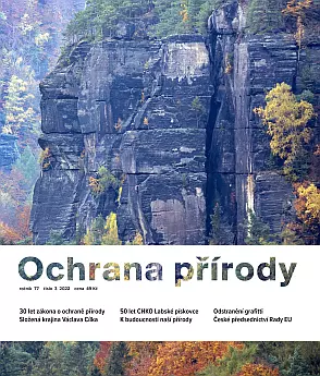 Obálka časopisu Ochrana přírody