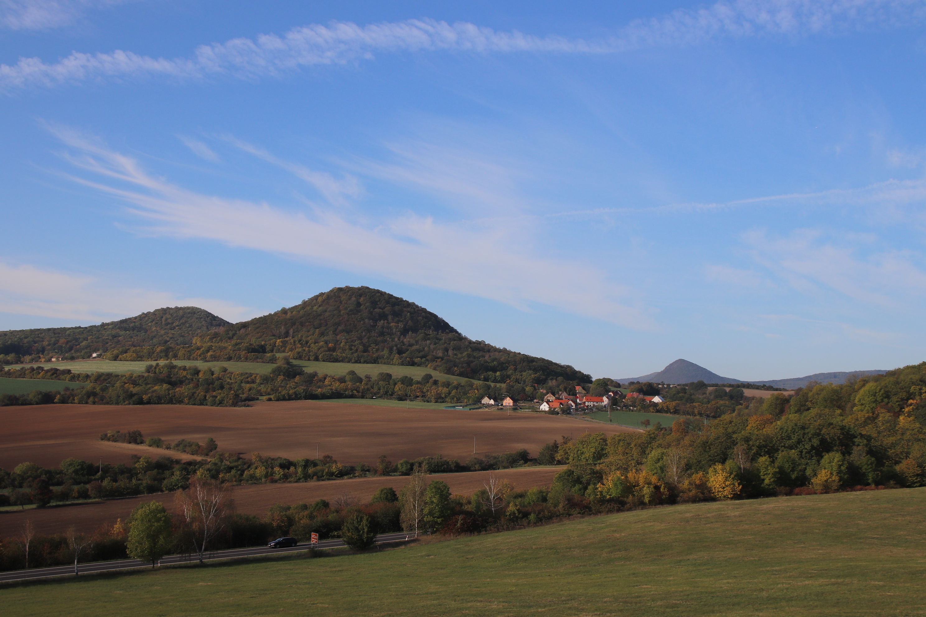 Panorama okolí Borče